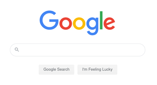 The Google homepage